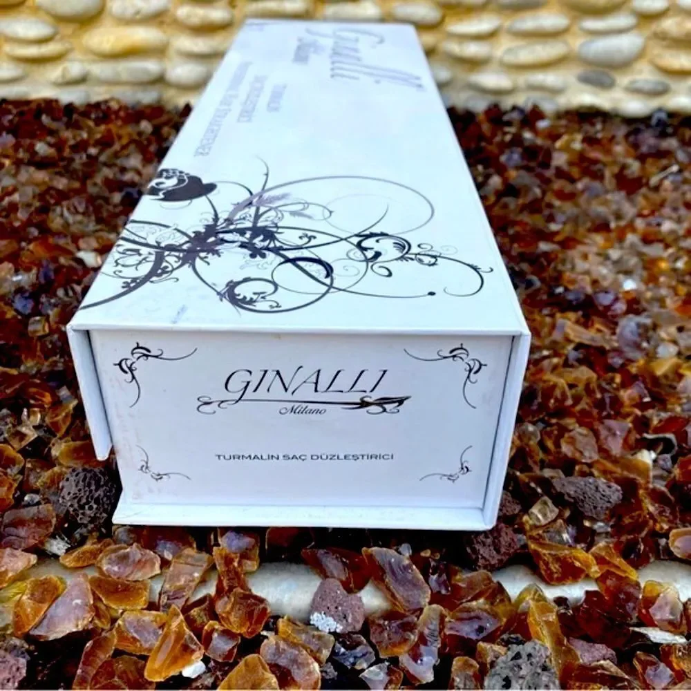 NWOT Ginalli Milano Black Tourmaline Professional Hair Straightener Flat Iron